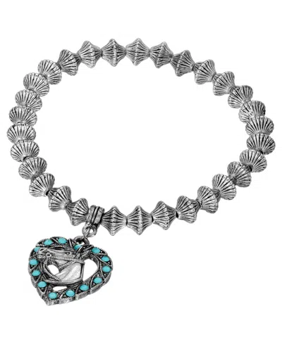 2028 Women's Horse Head Bracelet In Turquoise