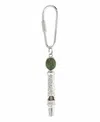 2028 Women's Jade Filigree Whistle Key Fob In Green