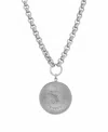 2028 Women's Round Scorpio Pendant Necklace In Silver-tone