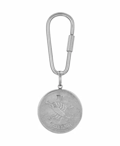 2028 Women's Scrpio Key Fob In Silver-tone