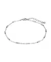 2028 Women's Silver-tone Chain Anklet In Gray
