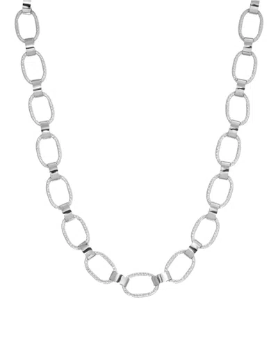 2028 Women's Silver Tone Link Necklace