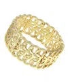 2028 Woven Loop Stretch Bracelet In Gold