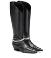 MAGDA BUTRYM MEXICO LEATHER KNEE-HIGH BOOTS,P00407604