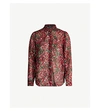 THE KOOPLES FLORAL-PRINT CREPE SHIRT