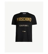 MOSCHINO COUTURE COTTON-JERSEY T-SHIRT