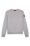 Canada Goose Conway Crewneck Merino Wool Blend Sweater In Silver Ore