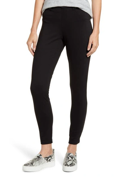 Hue Essential Denim Leggings In Black