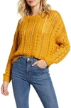 MINKPINK KIMMY COTTON BLEND SWEATER,IM19F1801