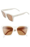 CELINE 55MM CAT EYE SUNGLASSES,CL40090IW5501A