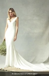 SAVANNAH MILLER ANNABELLE TRUMPET WEDDING DRESS,SM8025