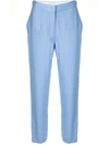 ROSETTA GETTY CROPPED TAPERED TROUSERS