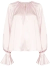 ROKSANDA PIA DRAPED BLOUSE