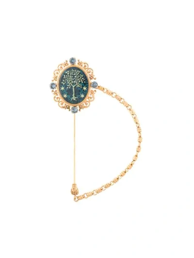 Dolce & Gabbana Pin Brooch In Gold