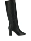 AQUAZZURA AQUAZZURA AQUA BOOGIE 85MM KNEE-HIGH BOOTS - 黑色