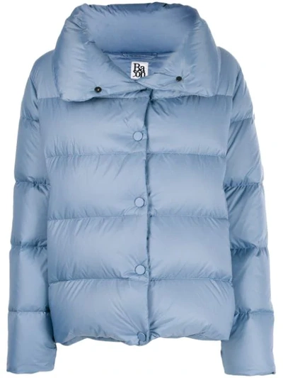 Bacon Feather Down Puffer Jacket - 蓝色 In Blue