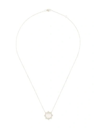Anzie Dew Drop Étoile Mini Necklace In Silver/cleartopaz