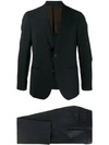 CARUSO PIN TUCK TWO PIECE SUIT