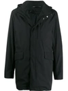 CANALI CANALI LIGHTWEIGHT HOODED JACKET - 黑色