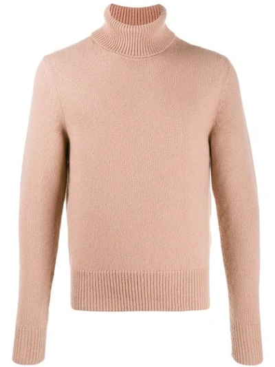 Tom Ford Roll Neck Jumper In Pink