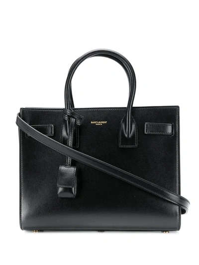 Saint Laurent Small Sac De Jour Tote In Black