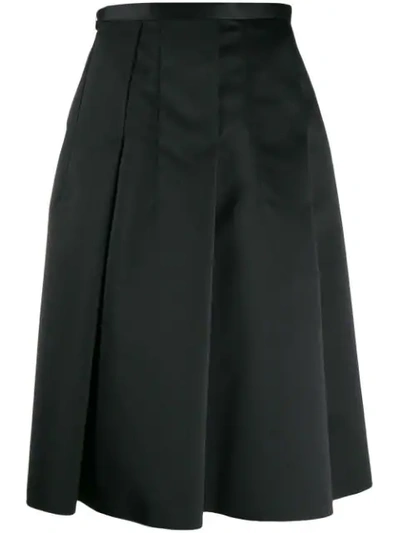 N°21 Nº21 Box Pleat Skirt - 黑色 In Black