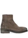 MARSÈLL MARSÈLL SUEDE ANKLE BOOTS - 棕色