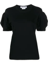 Comme Des Garçons Comme Des Garçons Puff Sleeve T-shirt In Black