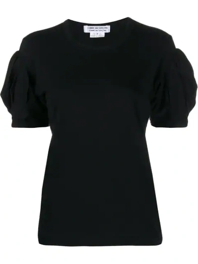 Comme Des Garçons Comme Des Garçons Puff Sleeve T-shirt In Black