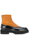 GIVENCHY DUAL-TONE HYBRID BOOTS
