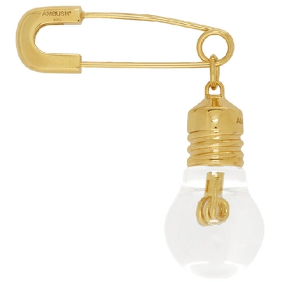 Ambush Light Bulb" Earring" In Gold