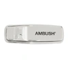 AMBUSH AMBUSH SILVER SECURITY TAG BROOCH