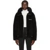 AMBUSH AMBUSH BLACK WOOL FLEECE JACKET