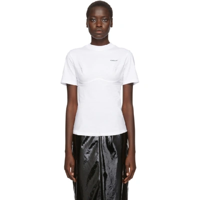 Ambush Panel Cutsaw Cotton Jersey T-shirt In White