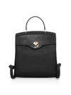 KATE SPADE Medium Romy Twistlock Leather Backpack