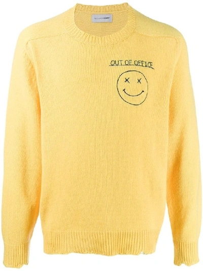 Riccardo Comi Out Of Office Jumper In Yellow