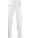 BALMAIN BALMAIN MEN'S WHITE COTTON JEANS,SH05336Z1610FA 33