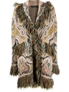 ETRO ETRO WOMEN'S MULTICOLOR VISCOSE TRENCH COAT,181889225800 42