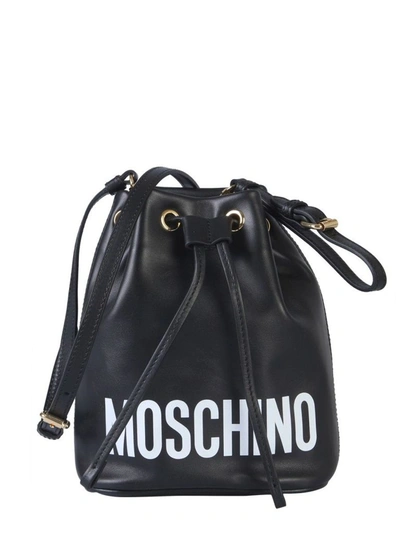 Moschino Women's Black Polyurethane Shoulder Bag
