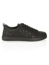 MCM Logo Group M Leather Sneakers
