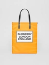 BURBERRY Logo Print Nylon Tote Bag