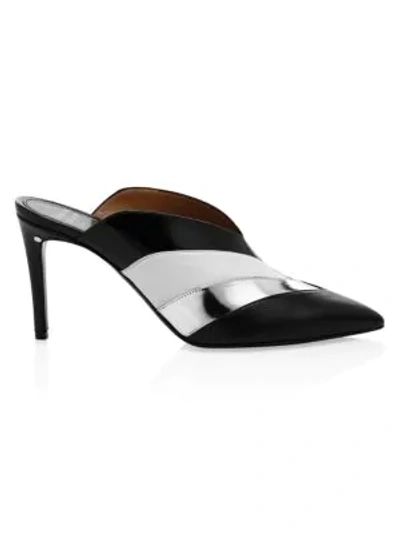 Laurence Dacade Women's Colorblock Leather Mules In Black