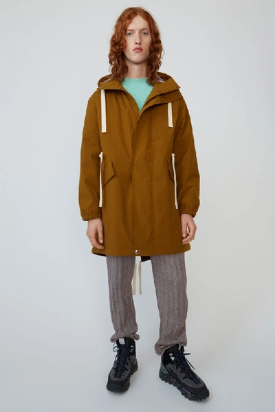 Acne Studios Fishtail Parka Oil Yellow