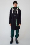 ACNE STUDIOS Oversized wool coat Dark navy