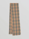 BURBERRY Vintage Check Lightweight Cashmere Scarf