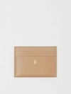 BURBERRY Monogram Motif Leather Card Case