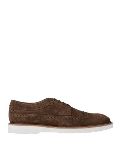 Tod's Laced Shoes In Brown