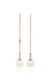 Joie Digiovanni 14k Gold; Diamond And Pearl Earrings In Gold