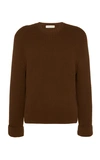 BOTTEGA VENETA WAFFLE-KNIT COTTON-BLEND SWEATER,724452