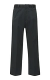 HAIDER ACKERMANN WORKWEAR COTTON-TWILL STRAIGHT-LEG PANTS,728386